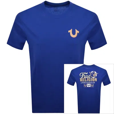 True Religion Retro T Shirt Blue