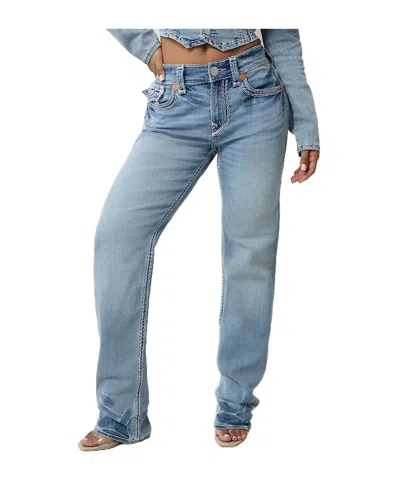 True Religion Ricki Super Qt Relaxed Jean In Blue