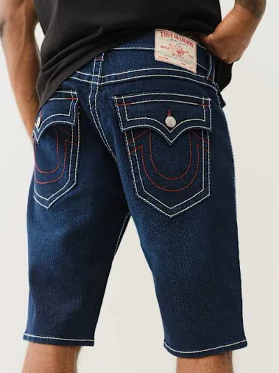 True Religion Ricky Big T Flap Short In Blue