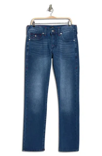 True Religion Ricky Big T Straight Leg Jeans In Blue