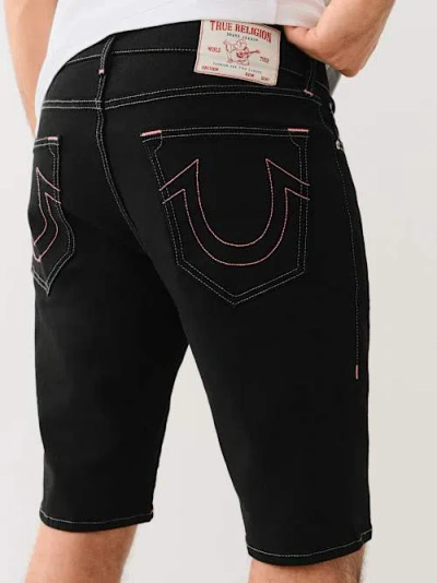 True Religion Ricky Denim Short In Black