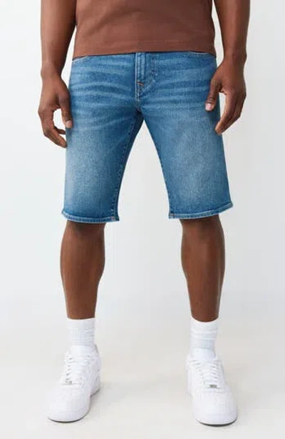 True Religion Ricky Denim Shorts In Blue