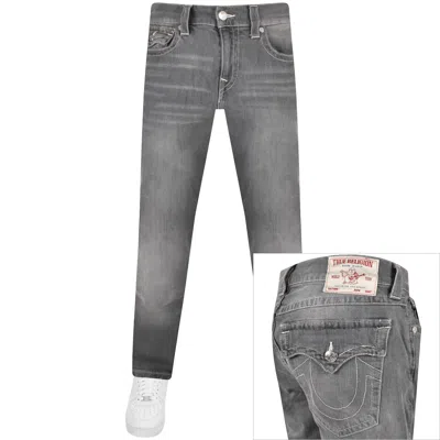 True Religion Ricky Flap Jeans Grey Wash
