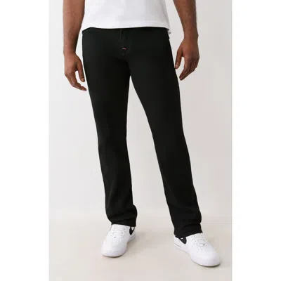 True Religion Ricky Flap Pocket Straight Leg Jeans In Black