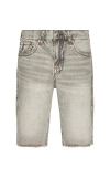 True Religion Ricky Flap Short Fray Hem Short In Gray