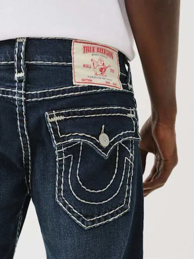 True Religion Ricky Flap Super T Straight Jean 30"