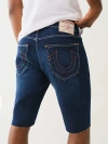 True Religion Ricky Frayed Short In Blue
