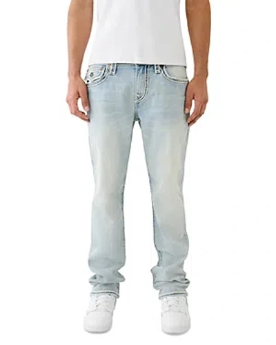 True Religion Ricky Rope Stitch Straight Fit Jeans In Kolari Light Wash