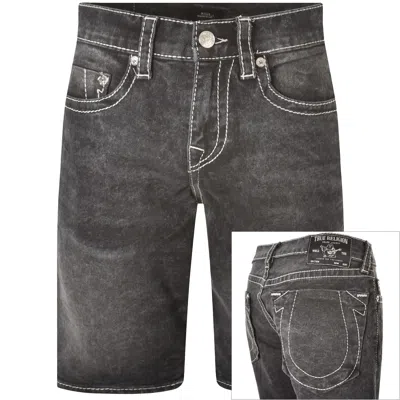 True Religion Ricky Shorts Washed Black