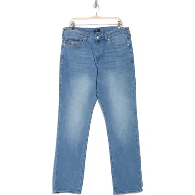 True Religion Ricky Snap Flap Straight Leg Jeans In Medium Fre