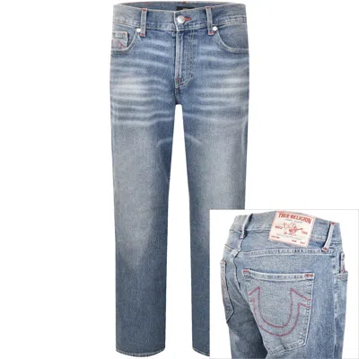 True Religion Ricky Straight Jeans Light Blue
