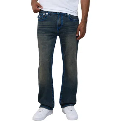 True Religion Ricky Super T Flap Straight Jeans In Blue