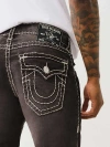 True Religion Ricky Super T Micro Corduroy Straight Pant In Black