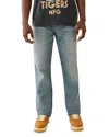 True Religion Ricky Super T Straight Fit Jeans In Alley Loop In Brown