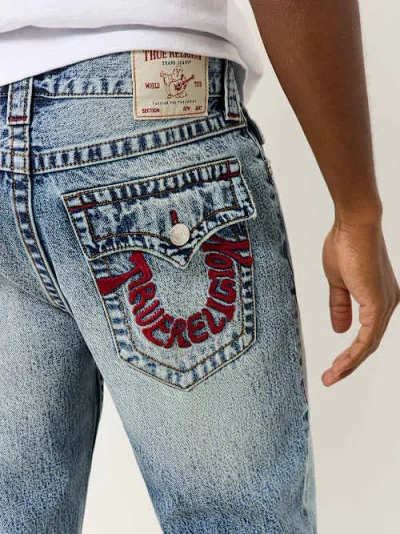 True Religion Ricky Warped Horseshoe Straight Jean