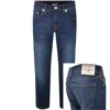 True Religion Rocco Dark Wash Skinny Jeans In Blue