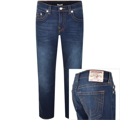 True Religion Rocco Dark Wash Skinny Jeans In Blue
