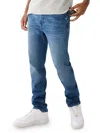 TRUE RELIGION ROCCO MENS RELAXED MEDIUM WASH SKINNY JEANS