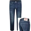TRUE RELIGION TRUE RELIGION ROCCO MID WASH SKINNY JEANS BLUE