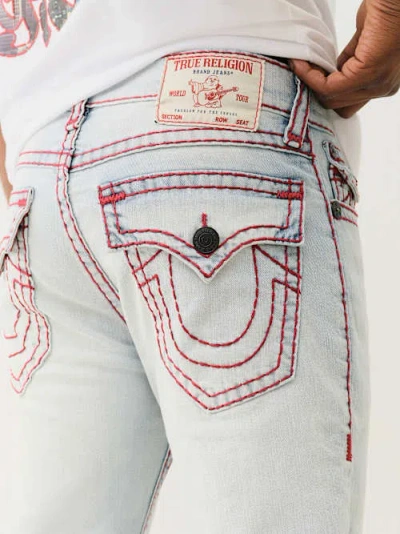 True Religion Rocco Super T Flap Skinny Jean 32
