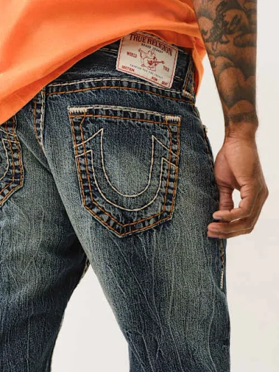 True Religion Rocco Super T Skinny Jean 32 In Blue
