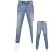 TRUE RELIGION TRUE RELIGION ROCCO SUPER T SKINNY JEANS BLUE