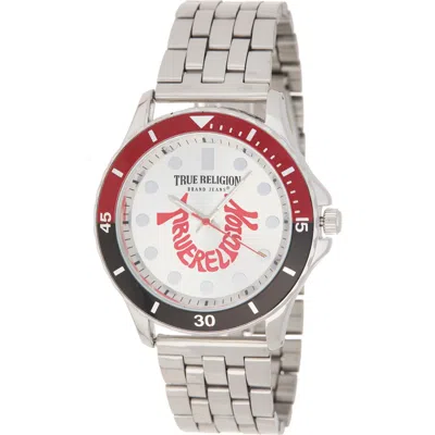 True Religion Round Two-tone Bezel Watch, 43mm In Metallic