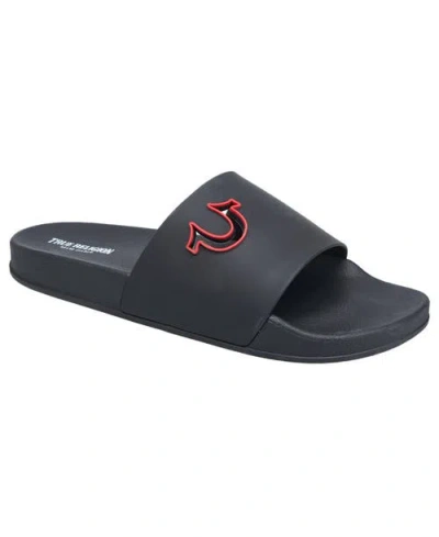 True Religion Russell Chopout Logo Slide In Black