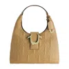 True Religion S Quilted Horseshoe Medium Hobo In Brown