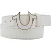 TRUE RELIGION TRUE RELIGION SAGE II HORSESHOE BUCKLE BELT