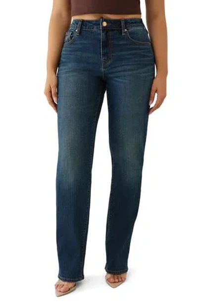 True Religion Sarah High Waist Straight Leg Jeans
