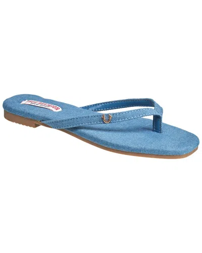 True Religion Sexyy Sandal In Blue
