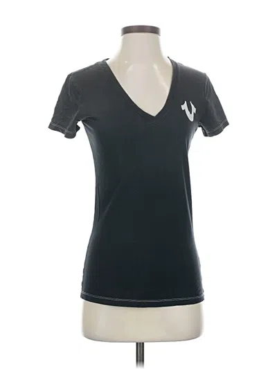 Pre-owned True Religion Short Sleeve T-shirt In Black