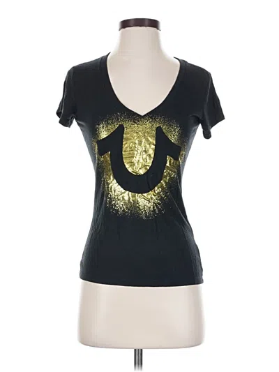 Pre-owned True Religion Short Sleeve T-shirt In Gold