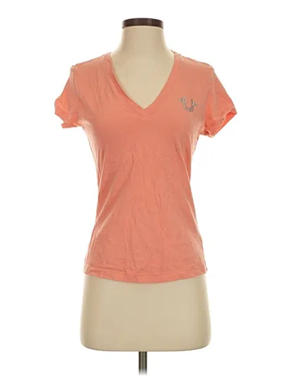 Pre-owned True Religion Short Sleeve T-shirt In Orange