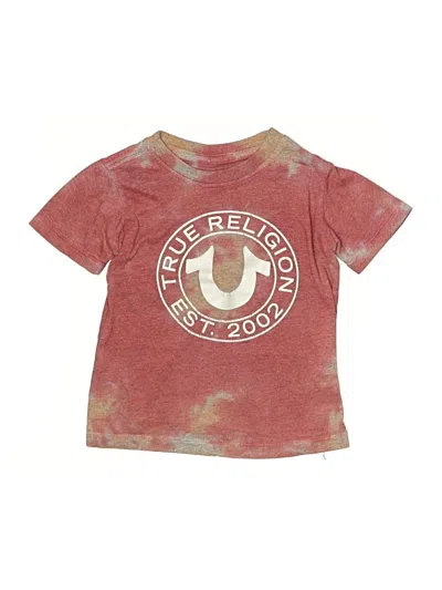 Pre-owned True Religion Kids' Short Sleeve T-shirt In Red