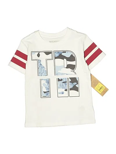 True Religion Kids' Short Sleeve T-shirt In White