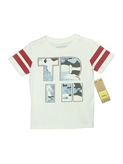 True Religion Kids' Short Sleeve T-shirt In White