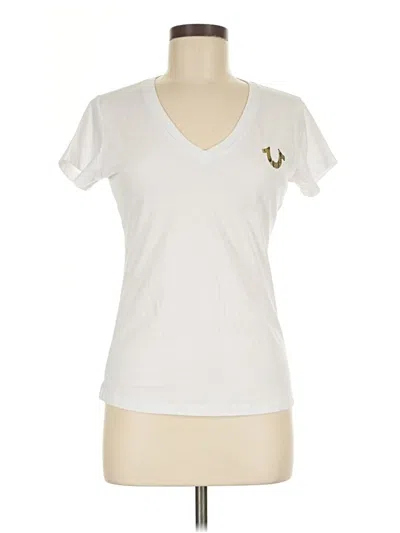 Pre-owned True Religion Short Sleeve T-shirt In White