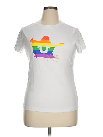 Pre-owned True Religion Short Sleeve T-shirt In White