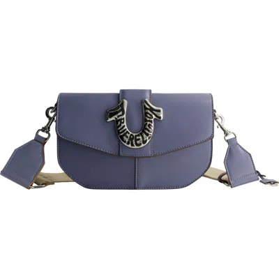 True Religion Shoulder Bag With Signature Logo Accent In Blue