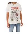True Religion Skull Yellowstone Sashiko Tee In White