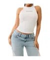 True Religion Sleeveless Vest In White