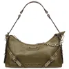 True Religion Belted Chain Strap Shoulder Bag In Green