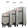 True Religion Soft Sided 3 Pc Spinner Luggage Set Buddah Patch
