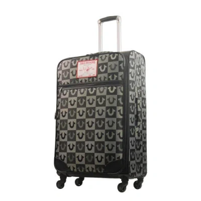 True Religion Soft Sided 31" Expandable, Checkered  Spinner Luggage