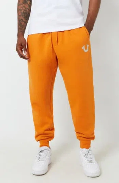 True Religion Solid Joggers In Autumn Maple