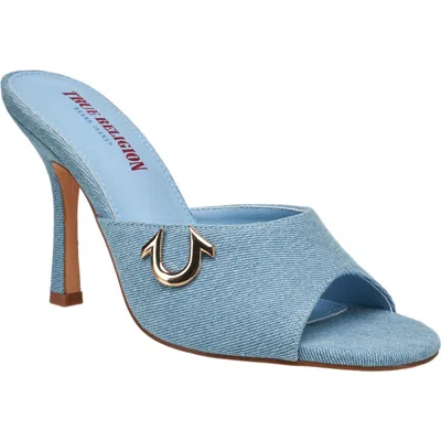 True Religion Sophia Heel In Blue