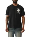 True Religion Speech World Tour Tee In Black