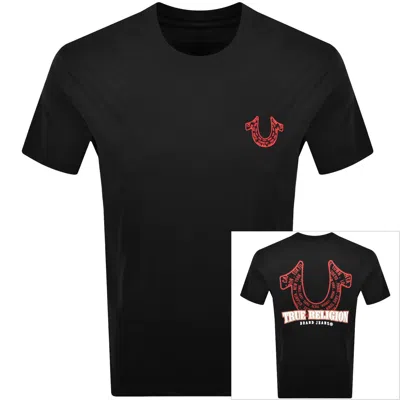 True Religion Spiral T Shirt Black
